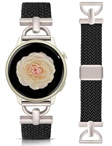 20mm Magnetic Nylon Bands Braid Stretchy Strap Compatible with Garmin Watch