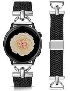 20mm Magnetic Nylon Bands Braid Stretchy Strap Compatible with Garmin Watch