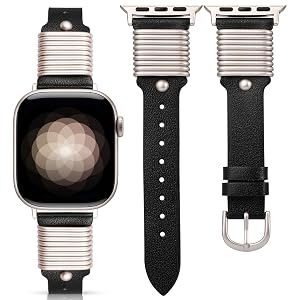 Wearlizer Leather Knot Band Compatible with Apple Watch
