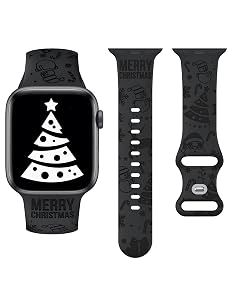 Wearlizer Christmas Silicone Compatible with Apple Watch