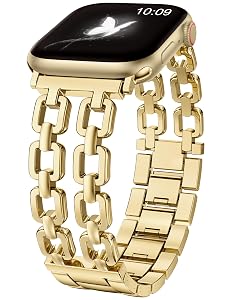 Wearlizer Fancy Metal Band Compatible with Apple Watch