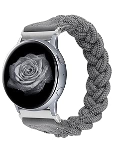 Wearlizer Elastic Band Samsung Galaxy Watch Active 2 40mm 44mm/ Active 40mm/ Galaxy Watch 3 41mm/ Galaxy Watch 42mm Bands, 20mm Women