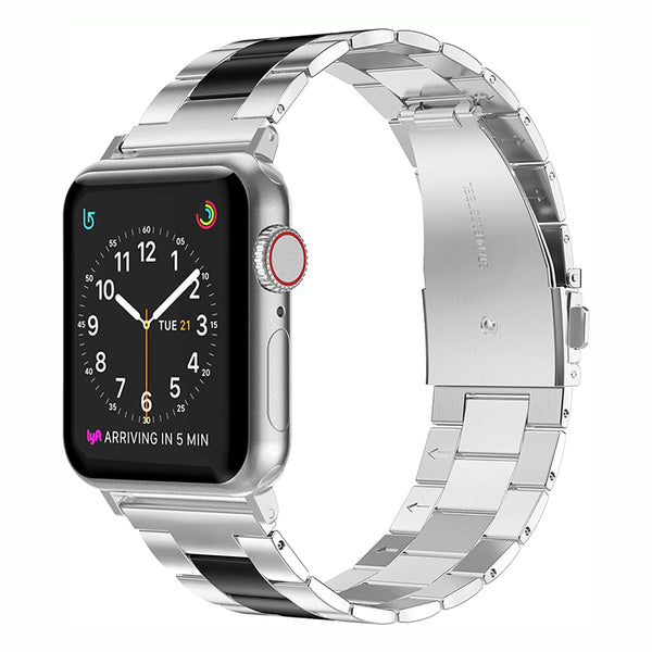 Wearlizer Stainless Steel Apple Watch Band Ultra-Thin Lightweight