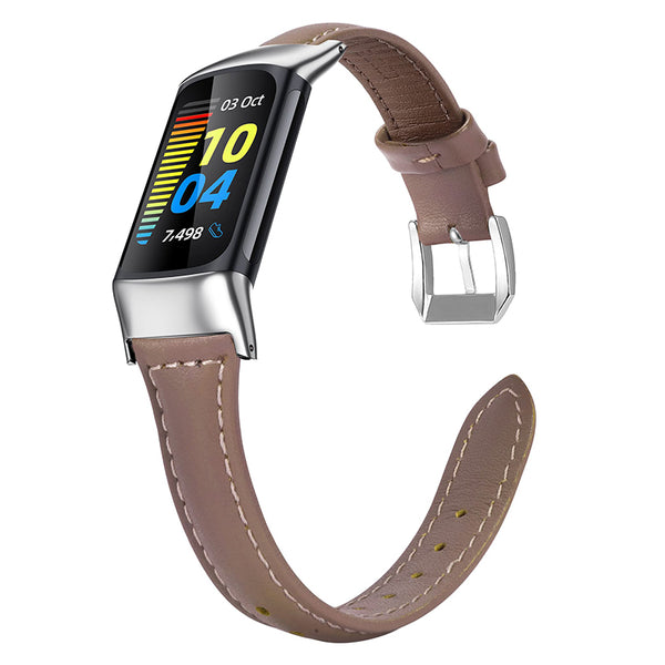 Wearlizer Fitbit Charge 5 Bands Slim Leather Band