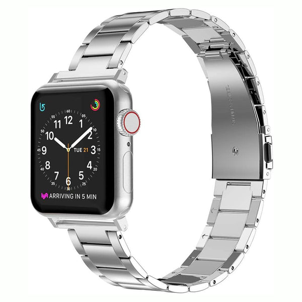 Wearlizer Stainless Steel Apple Watch Band Ultra-Thin Lightweight