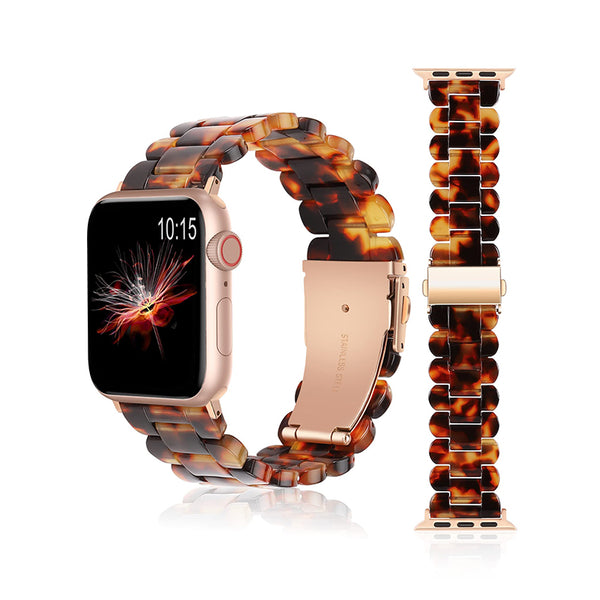 Wearlizer  Resin Bands Lightweight Compatible with Apple Watch SE 7 6 5 4 3 2 1
