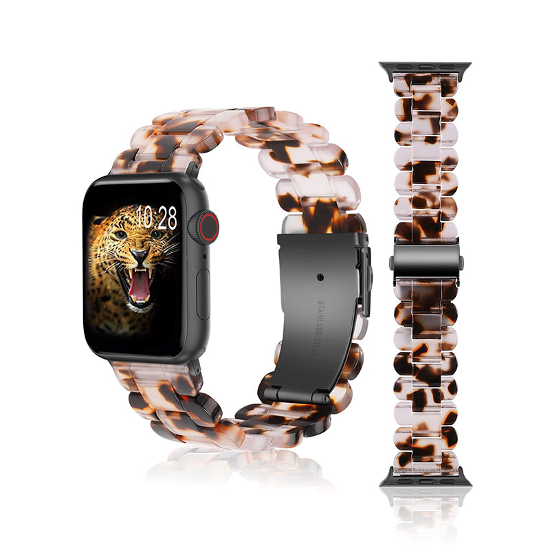 Wearlizer  Resin Bands Lightweight Compatible with Apple Watch SE 7 6 5 4 3 2 1