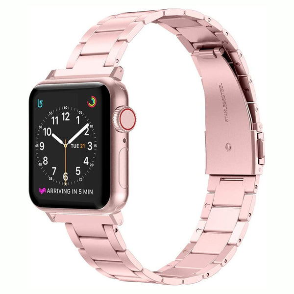 Wearlizer Stainless Steel Apple Watch Band Ultra-Thin Lightweight