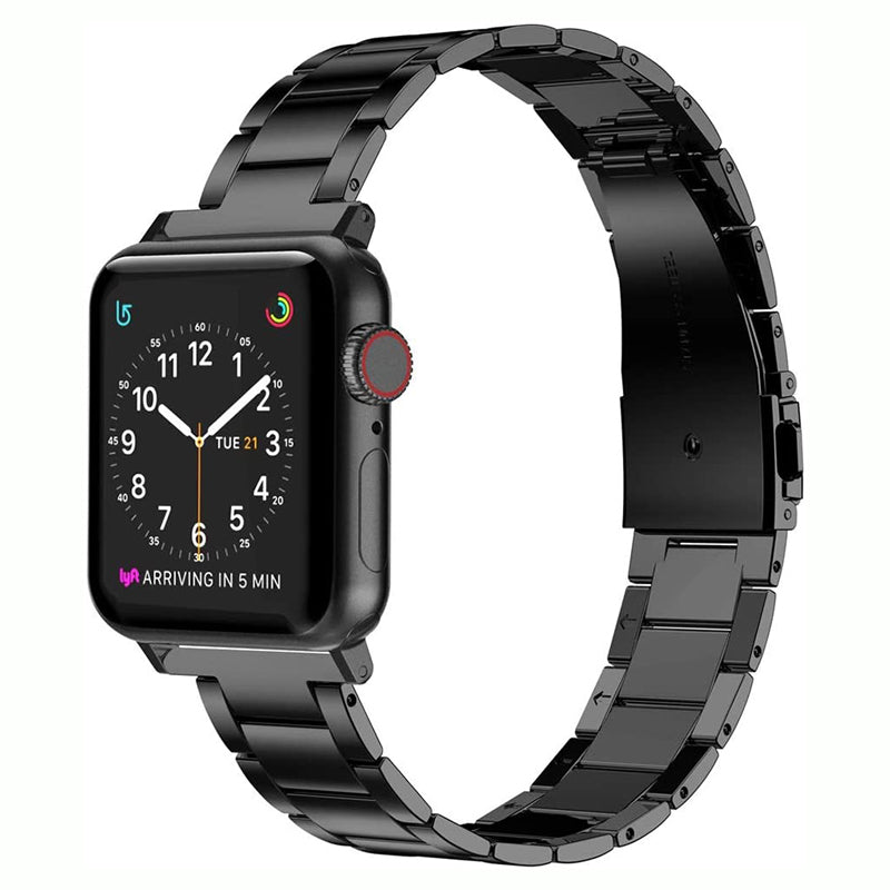 Wearlizer Stainless Steel Apple Watch Band Ultra-Thin Lightweight